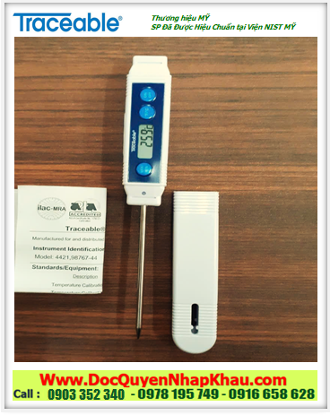 Traceable 4421, Nhiệt kế thực phẩm –50 đến 300°C Traceable @4421 Food Traceable Thermometer |HÀNG CÓ SẲN